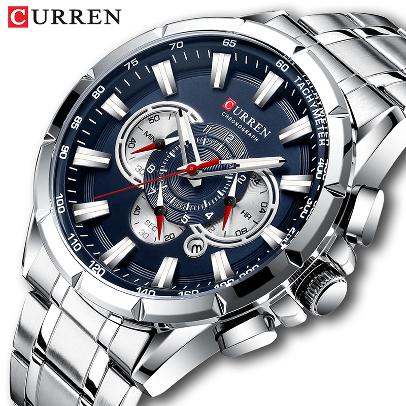 Jewelry Inspired Watches - CURREN наручные часы мужские водонепроницаемые Хронограф