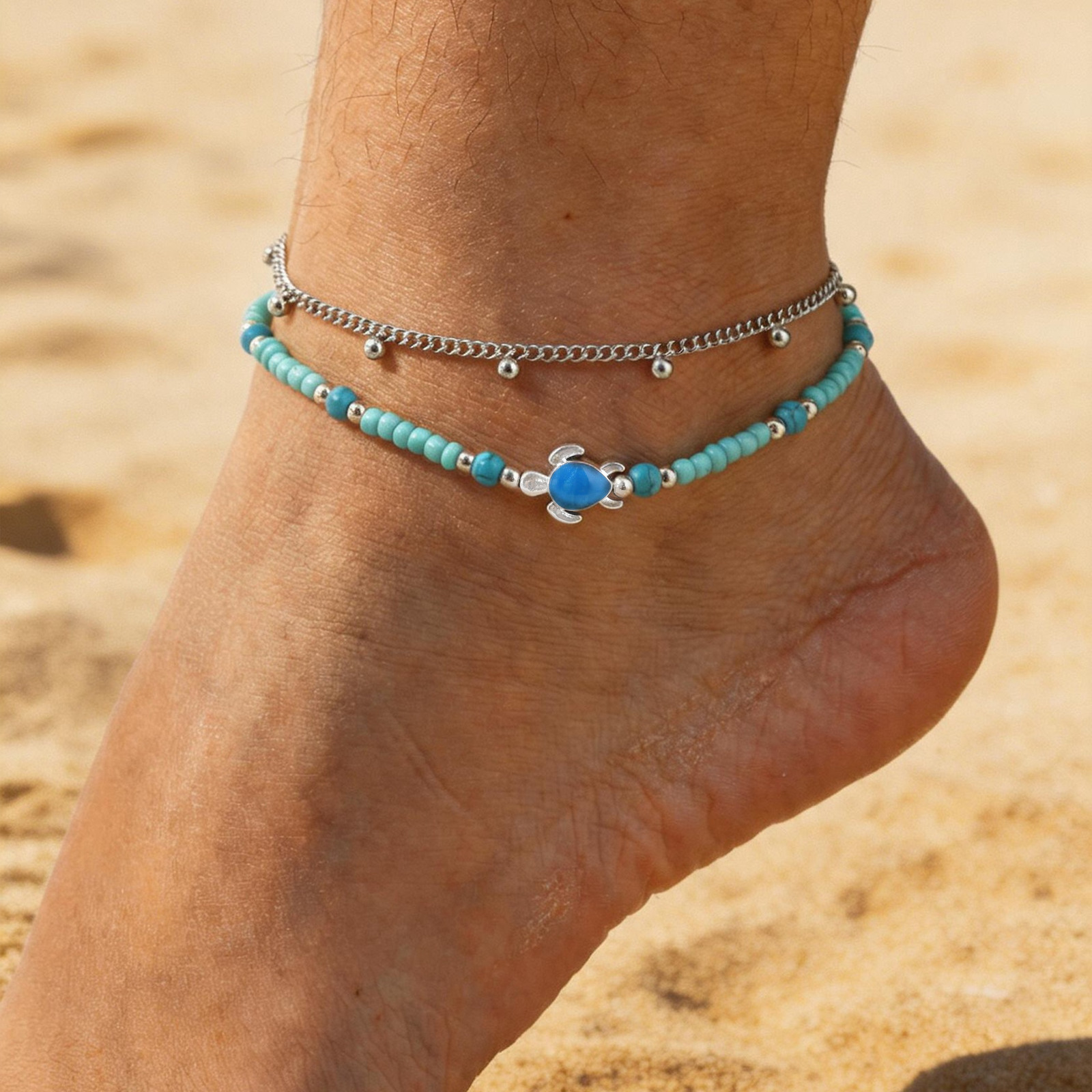 Jc Jewelry & Watches Reviews - Набор браслетов на ногу из нержавеющей