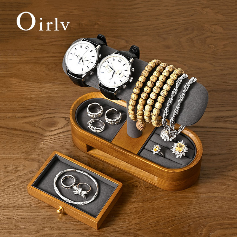 Jewelry Bracelet Watches - Oirlv органайзер для часов из цельного