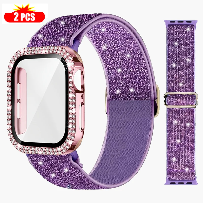 Jewelry Smart Watches - Ремешок + чехол для Apple Watch