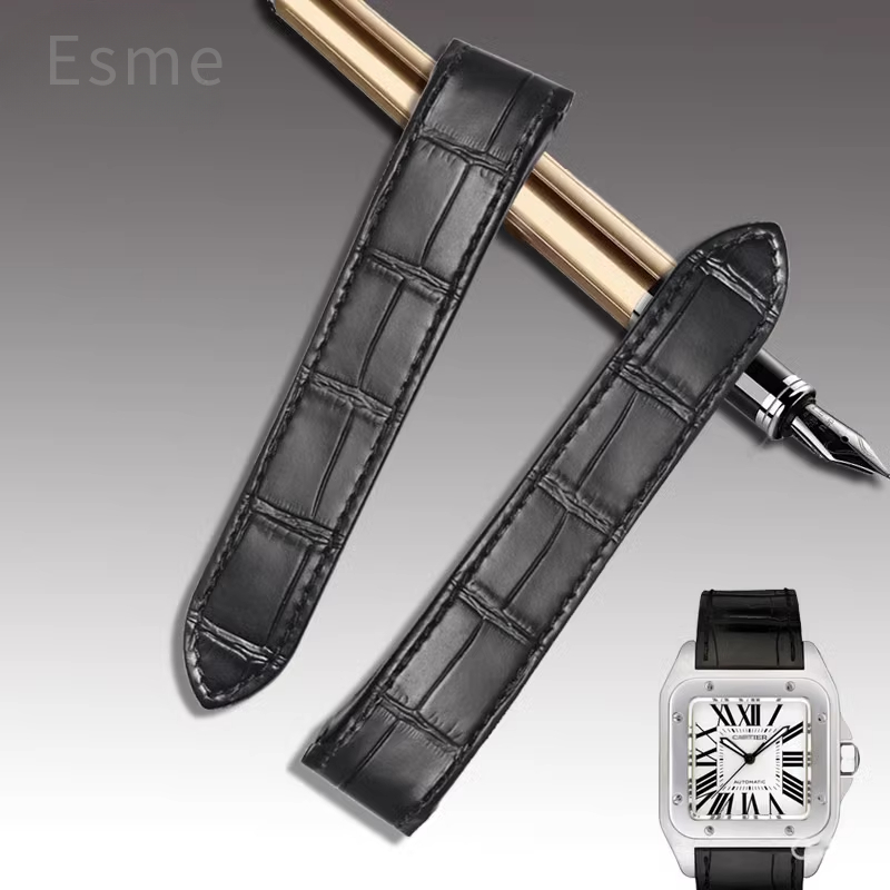 Cartier Watch Santos - Ремешок из воловьей кожи для Cartier
