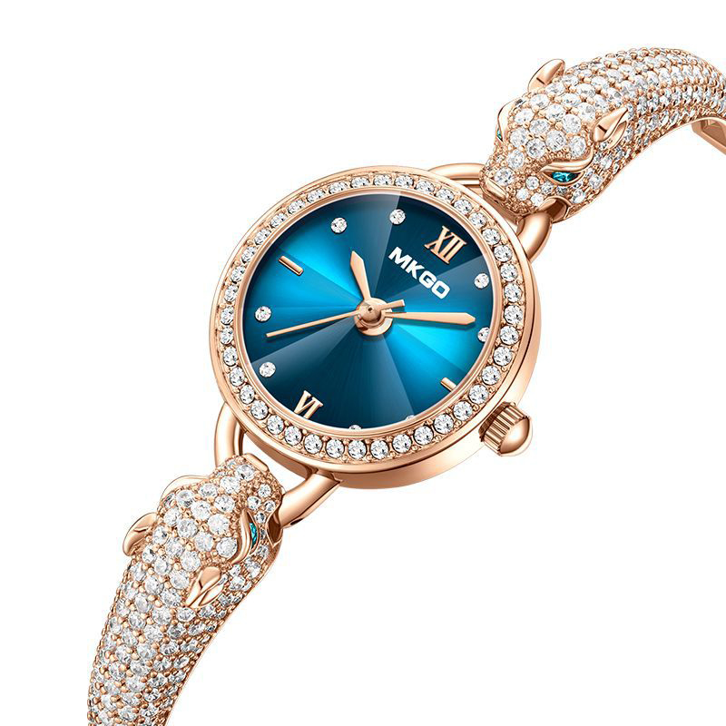 Jewelry Watches Luxury - Женские часы с леопардовым принтом, водонепроницаемые,