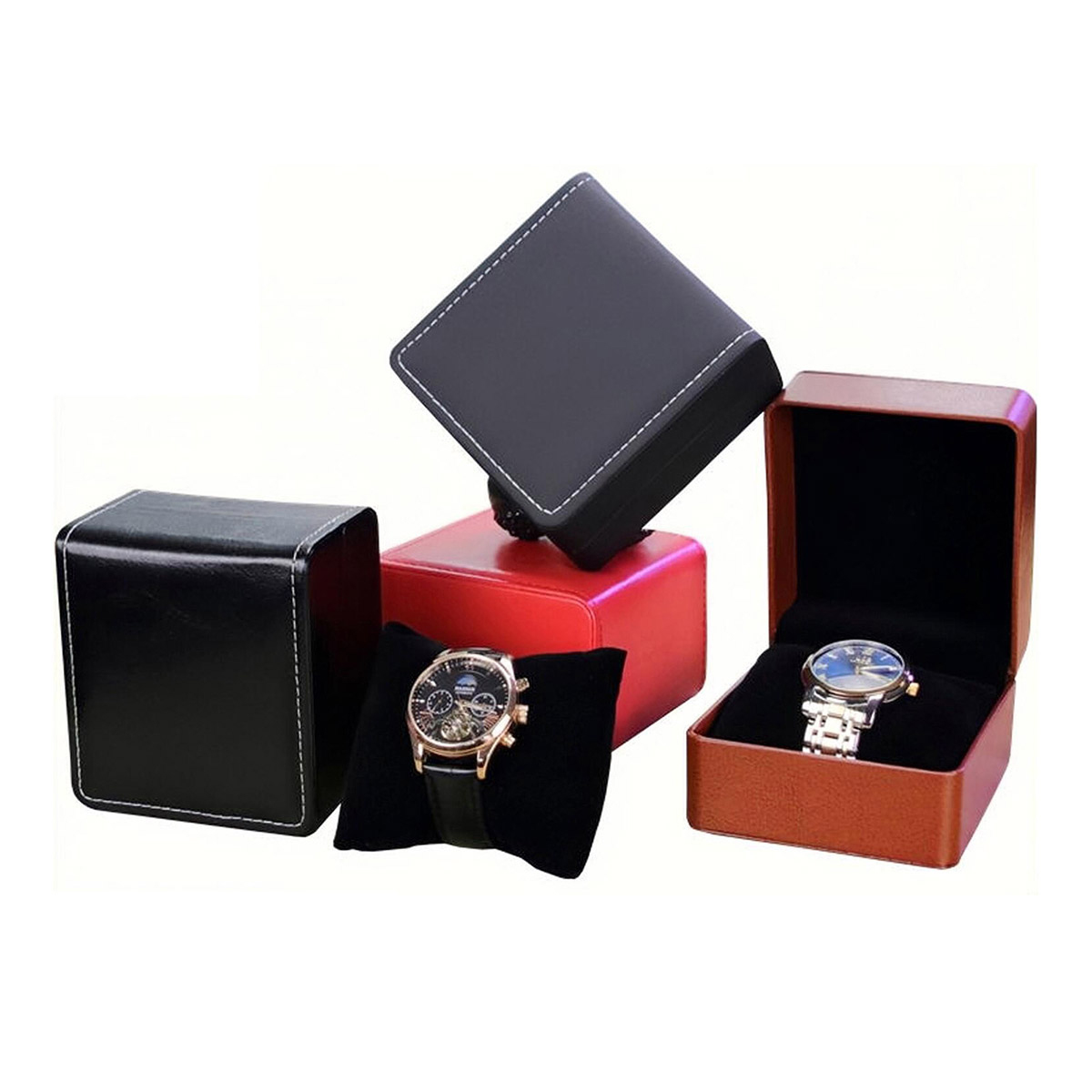 Best Jewelry Watches For Men - Модная кожаная коробка для часов, чехол-держатель,