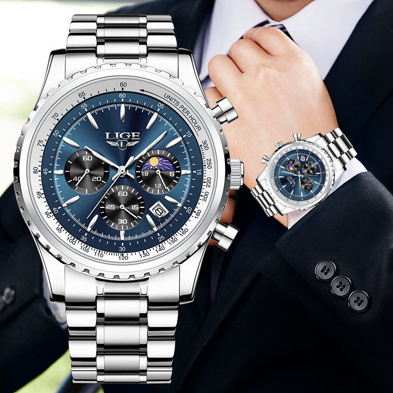 Часы наручные LIGE Мужские ква – обзор и цена Jewelry Inspired Watches