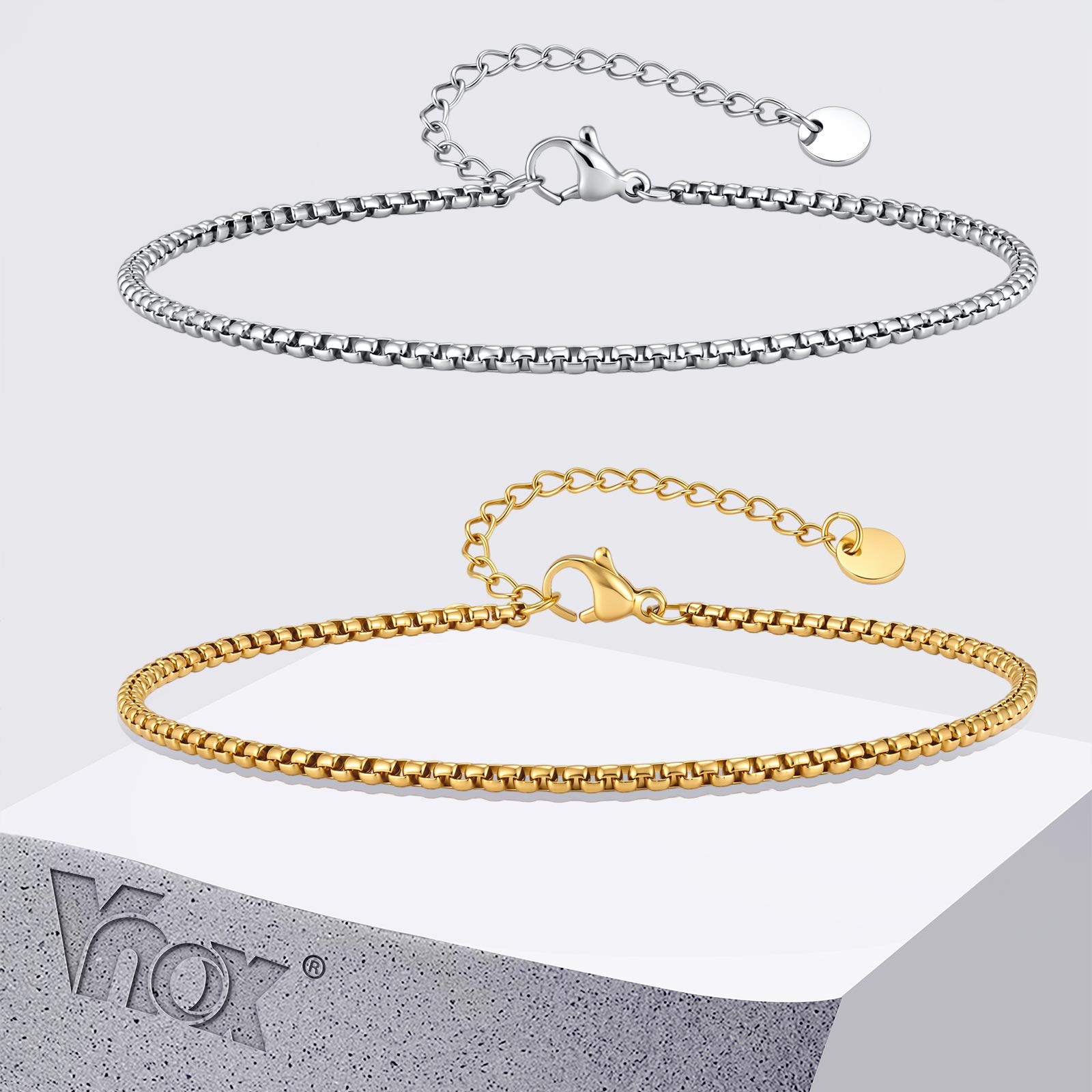 Браслет-цепочка Vnox из нержав – обзор и цена Jc Jewelry & Watches Photos