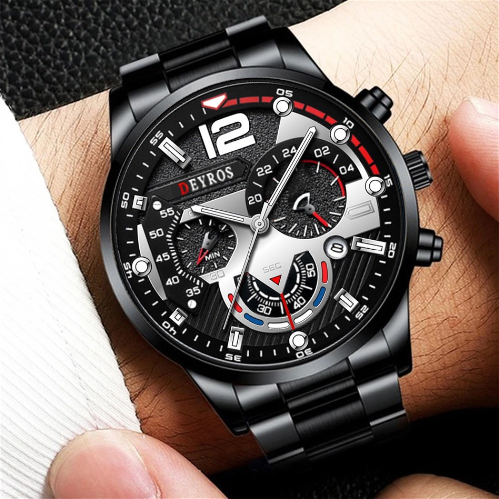 3 шт./компл. модные мужские ча – обзор и цена Best Jewelry Watches For Men