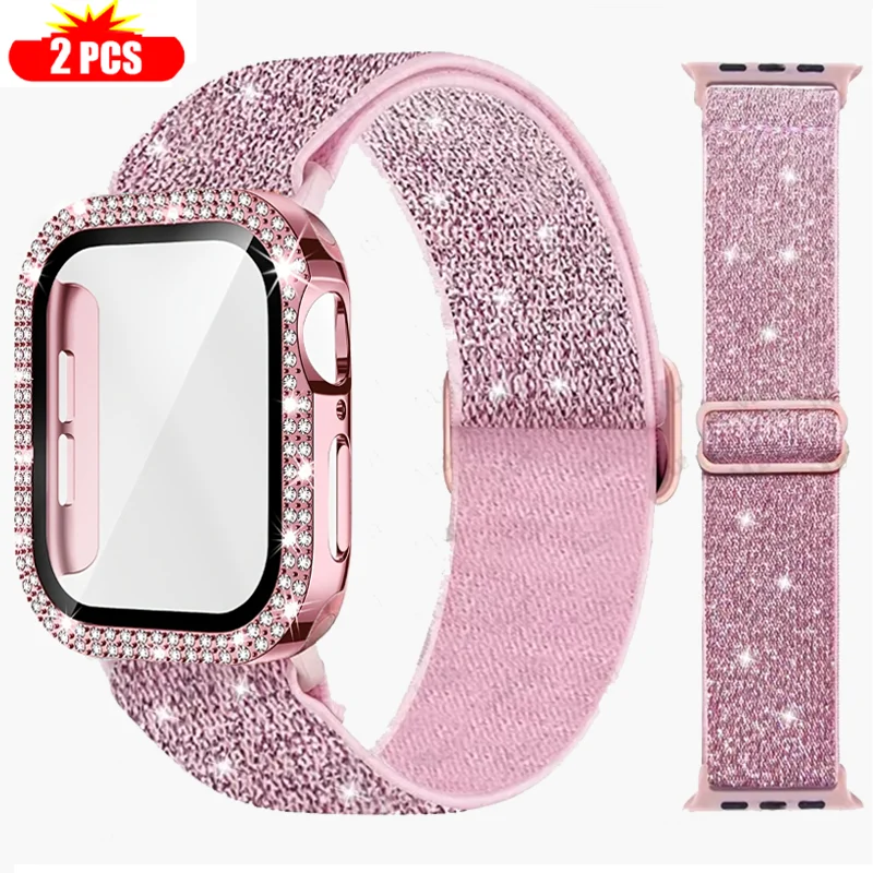 Ремешок + чехол для Apple Watc – обзор и цена Jewelry Smart Watches