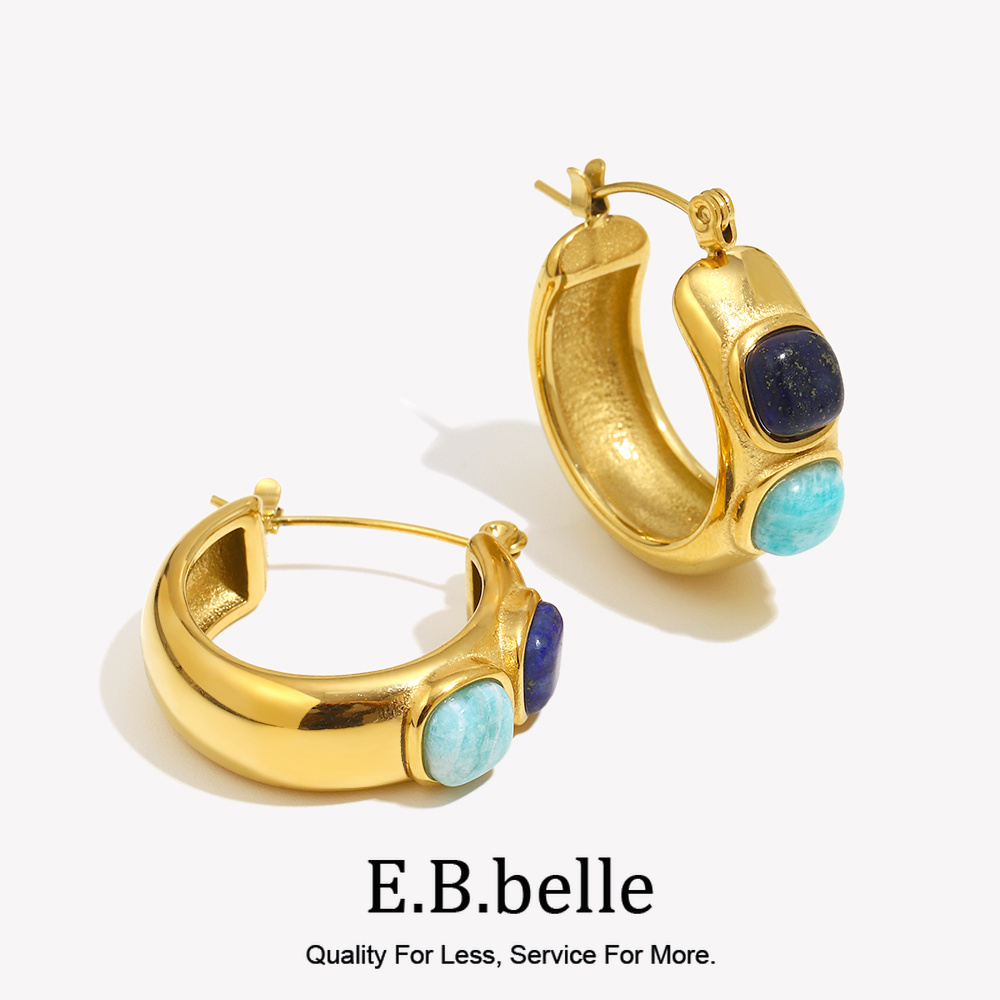 E.B.belle круглые серьги-кольц – обзор и цена Turquoise Stone Ring