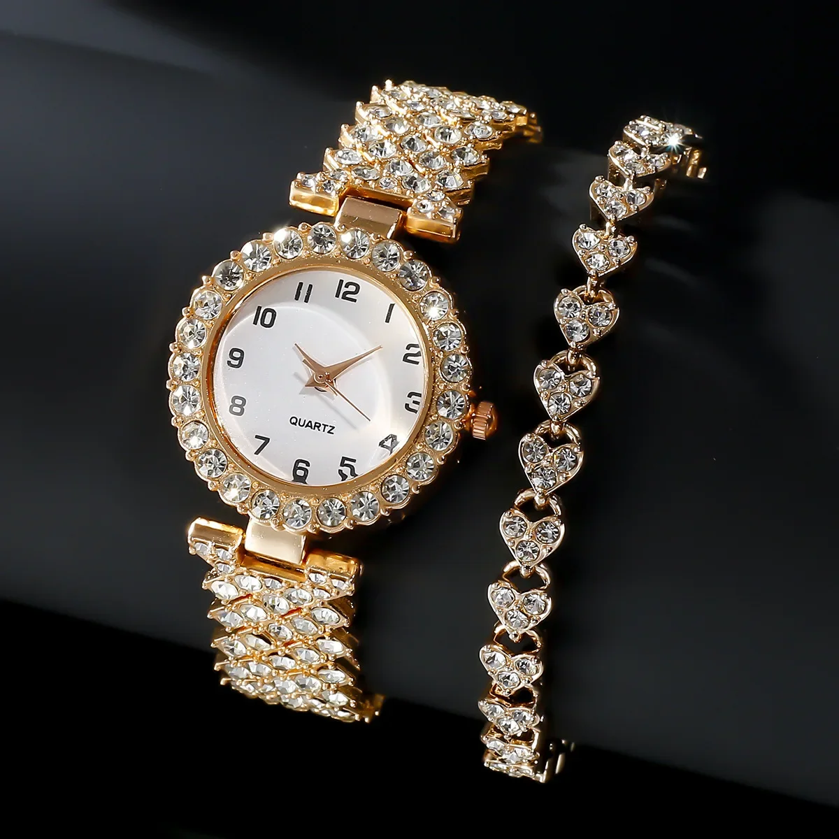 1 шт./2 шт. роскошные модные ж – обзор и цена Jewelry Watches Luxury