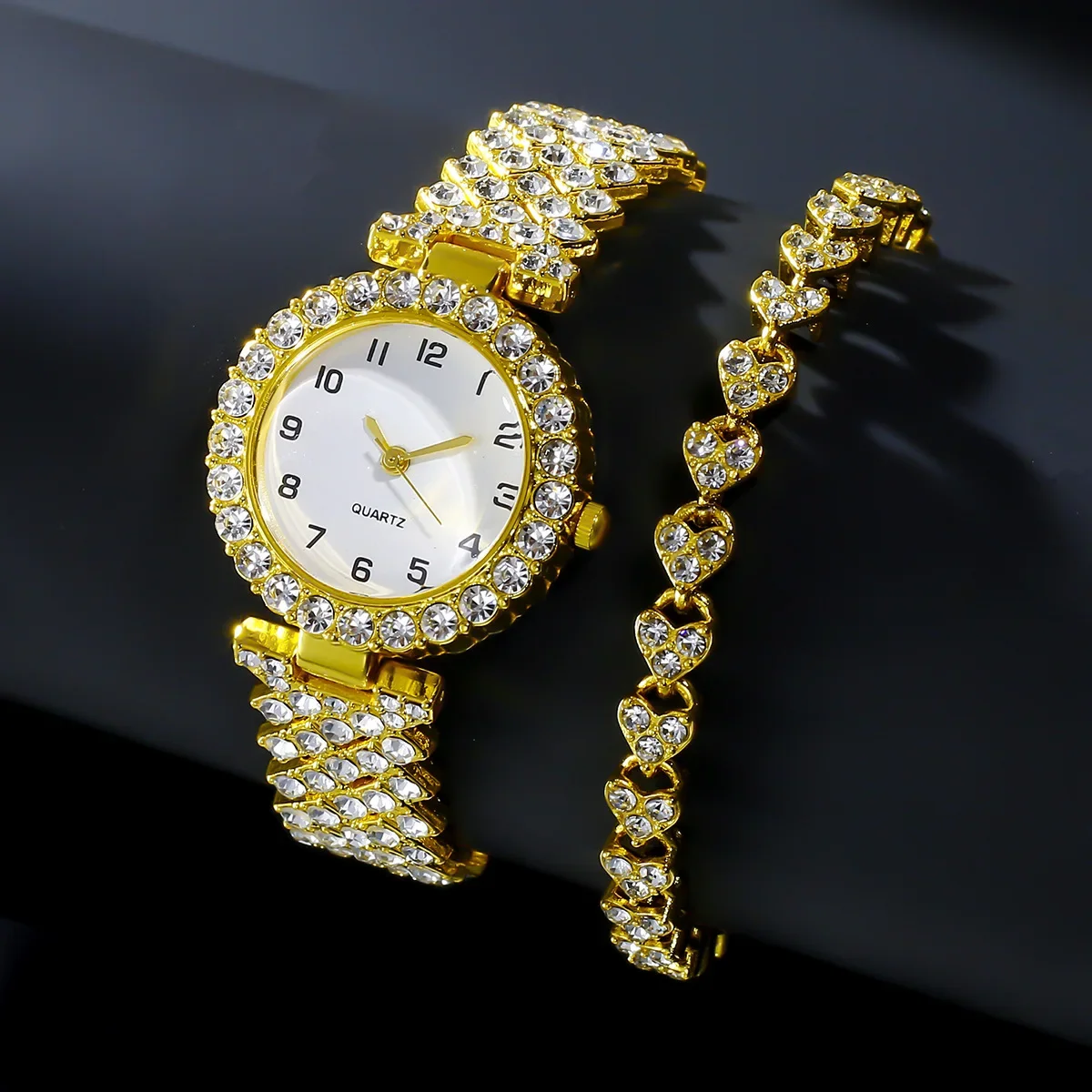 1 шт./2 шт. роскошные модные ж – обзор и цена Jewelry Watches Luxury