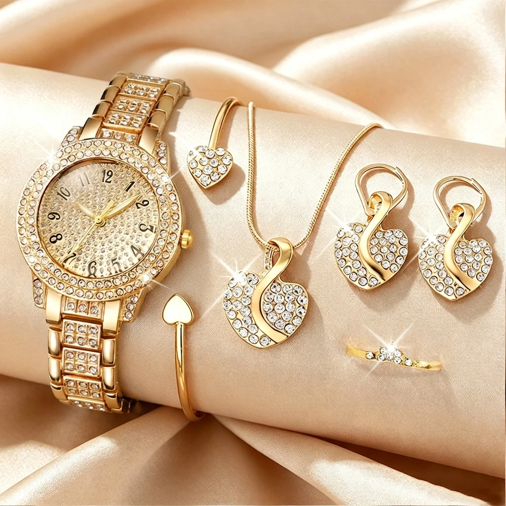 Набор из 6 модных женских часо – обзор и цена Jewelry Watches Luxury